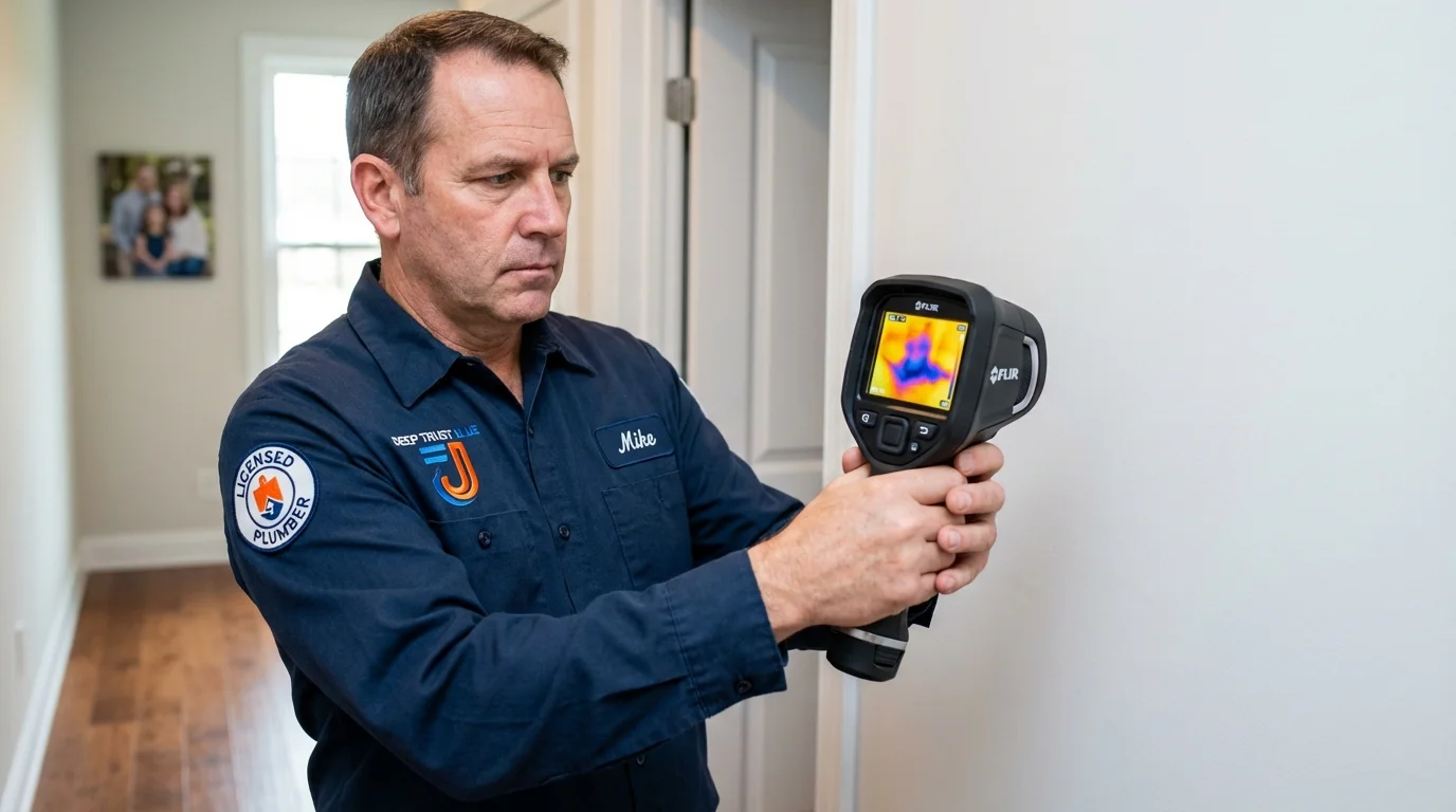 Thermal imaging leak detection by Johns Plumbing LLC in Basalt